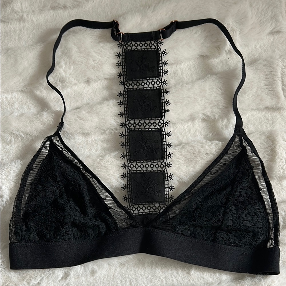 Elegant Black Lace Bralette